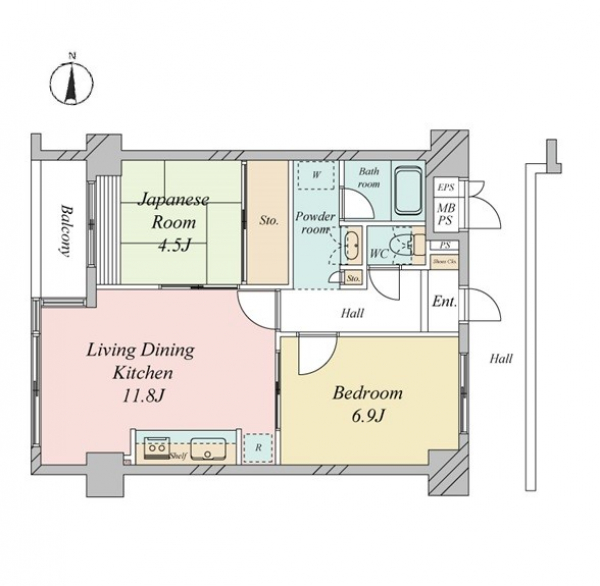 サニーハウス東陽町の間取図