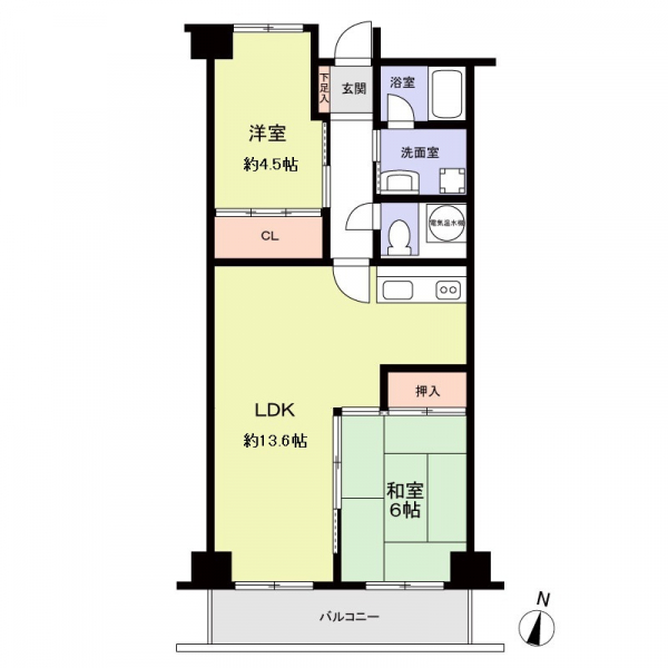 八事パークマンションの間取図