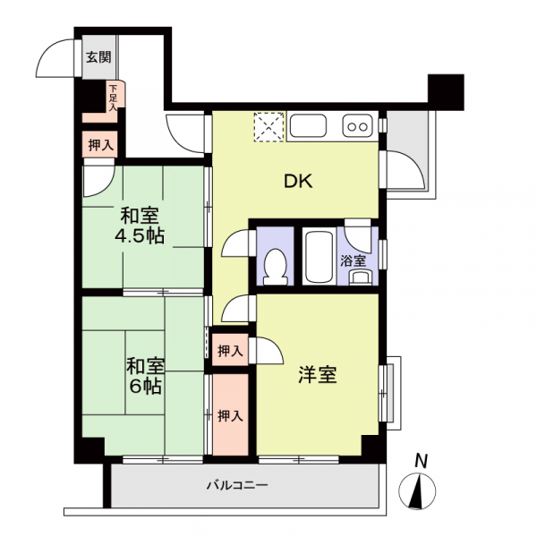 シュロス錦糸町の間取図