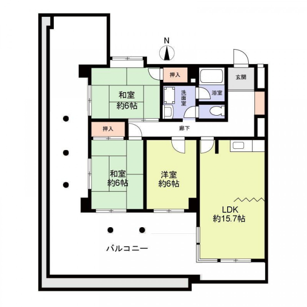 丸美ロイヤルビルの間取図