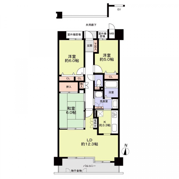 NDSマンション小碓の間取図