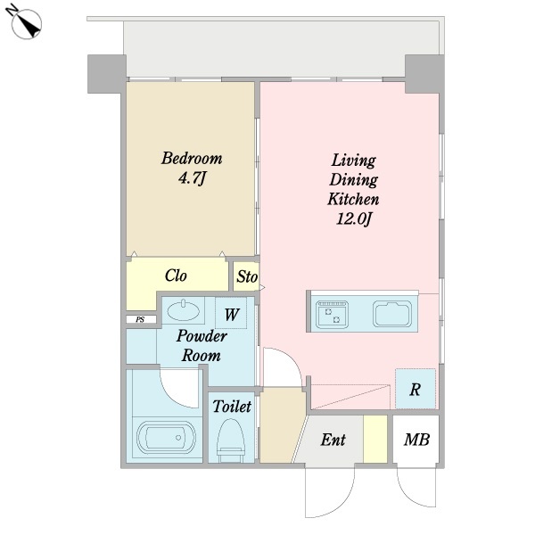 トーア滝野川マンションの間取図