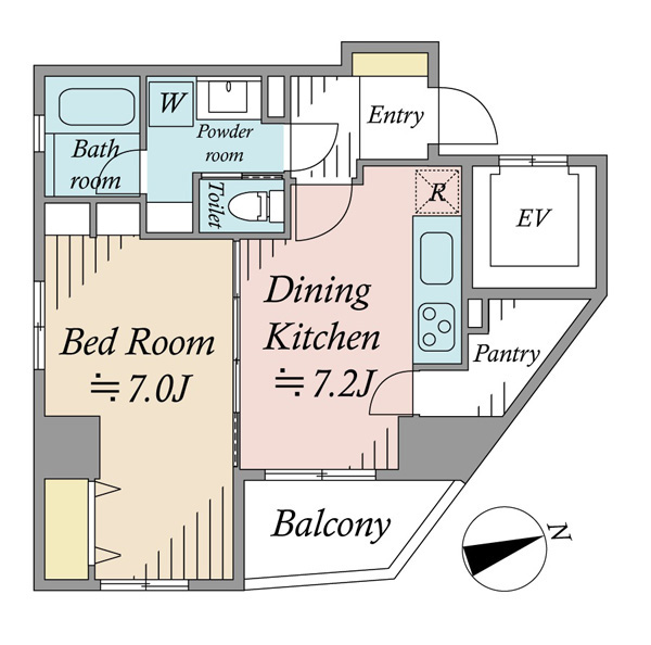デュオ・スカーラ品川中延ＩＩの間取図