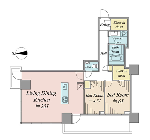 浅草タワーの間取図