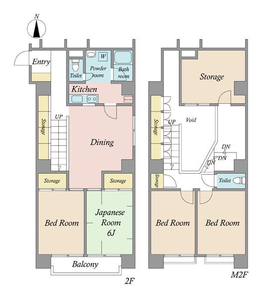 サンプラハ東陽の間取図
