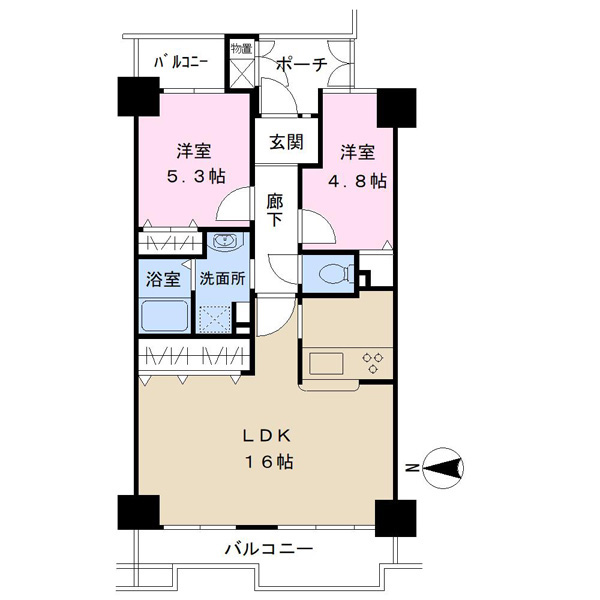 グリーンシティＯＳＡＫＡの間取図
