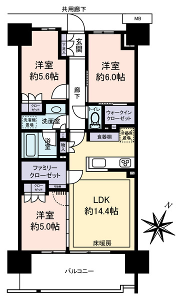 ＳＨＩＮＴＯ　ＣＩＴＹの間取図