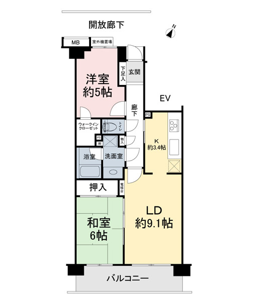 津田沼東パーク・ホームズ２番館の間取図