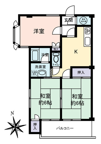 第１５小倉ハイコーポの間取図