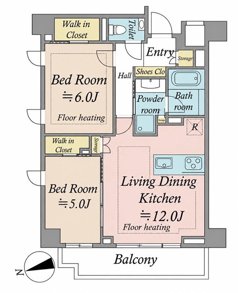 ピアース日吉の間取図