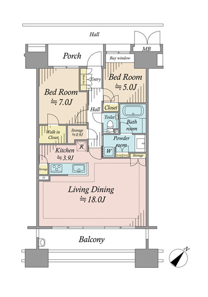 ザ・晴海レジデンスの間取図