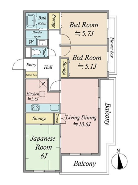 ソフィア豊玉の間取図