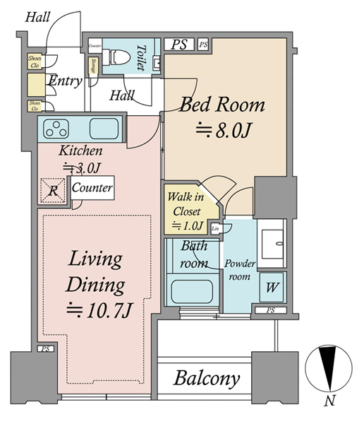 シティタワーズ豊洲ザ・ツインの間取図