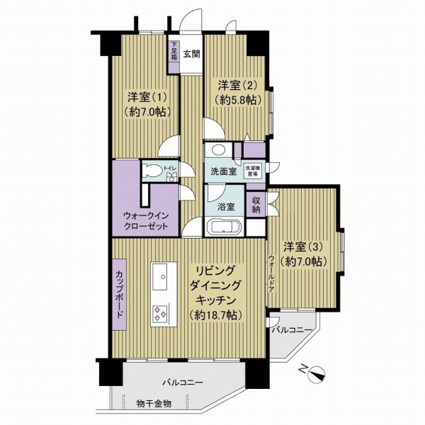 ゼファー西船橋の間取図