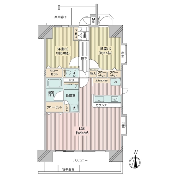 ファーネストヒルズ東川口の間取図