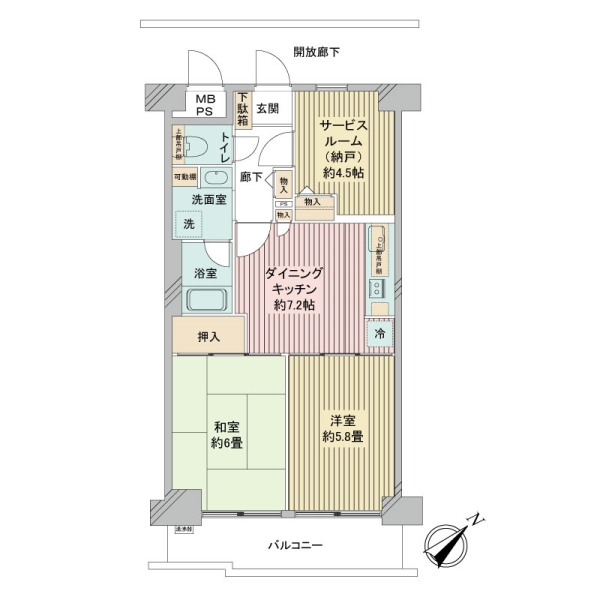 ソフトタウン大森の間取図