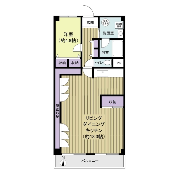 西新井大師扇スカイハイツの間取図