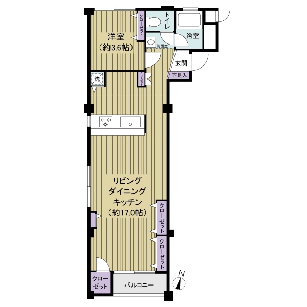 目黒第２コーポラスの間取図