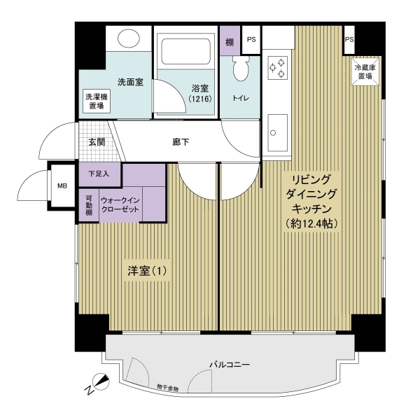 ロマネスク桜坂第２の間取図