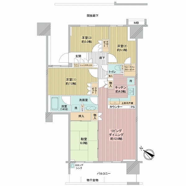 スターコート豊洲の間取図