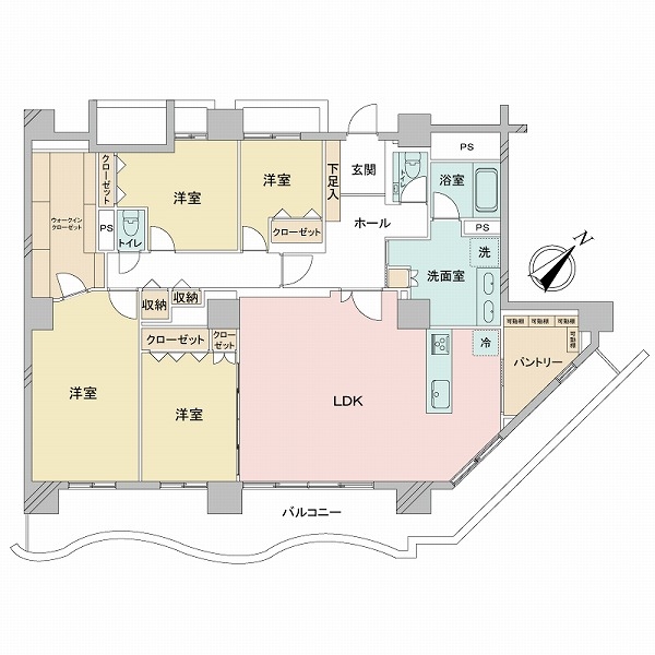 アクロシティタワーズの間取図