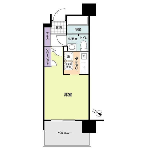 ラフィネスネオシティ平尾の間取図