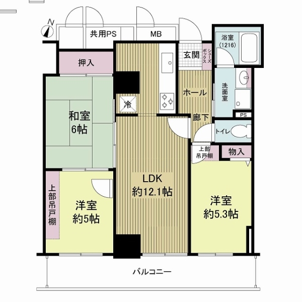 キングマンション天神橋Ｉの間取図