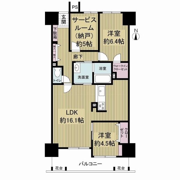 コスモシティ千林大宮の間取図