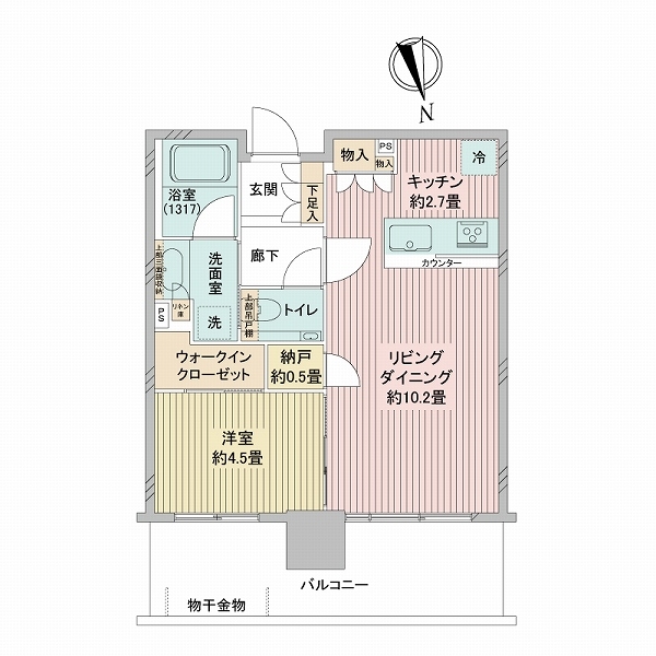 シティタワーズ東京ベイ　ウエストタワーの間取図