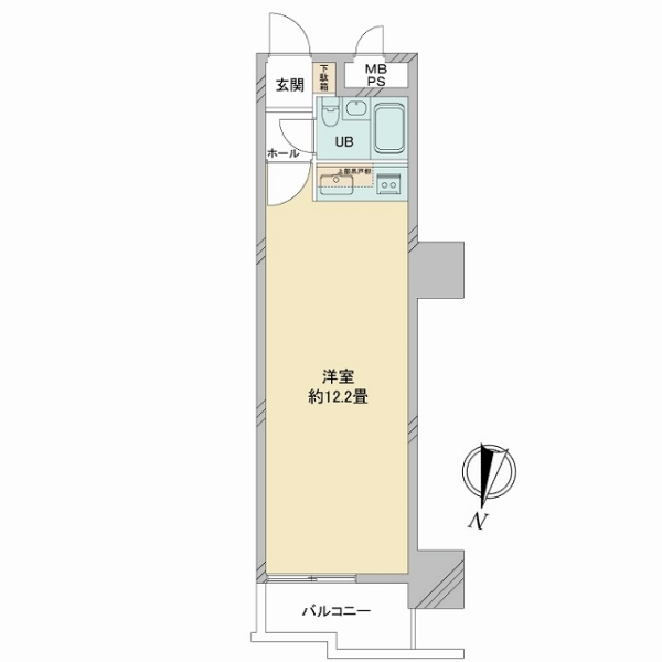 ベルメゾン池袋の間取図