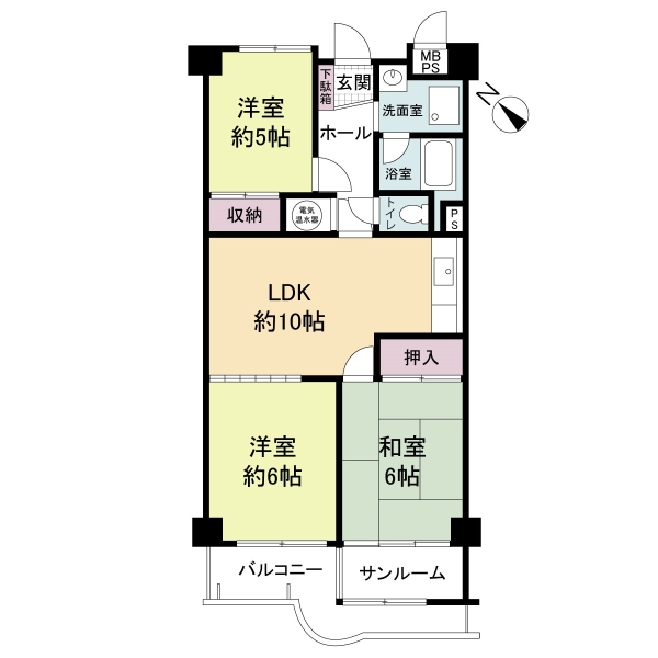 ジークレフ武庫川の間取図