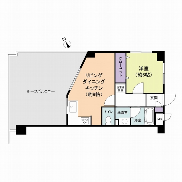 中銀川口マンシオンの間取図