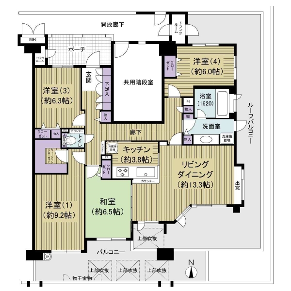 ロイヤルアーク泉ヶ丘の間取図