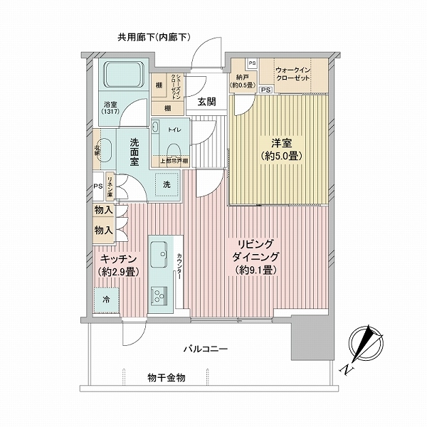 シティタワーズ東京ベイ　セントラルタワーの間取図
