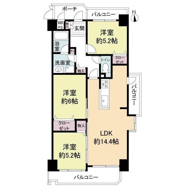 グラン・ドムール野江の間取図