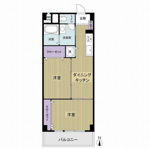 秀和第３東陽町レジデンスの間取図