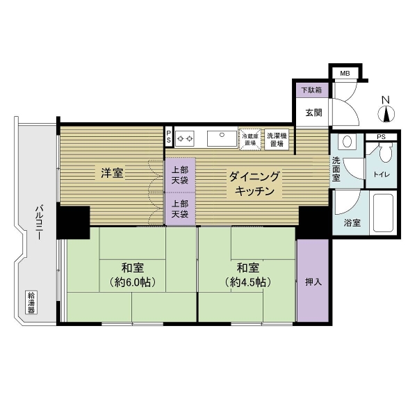 ダイアパレス錦糸町第２の間取図