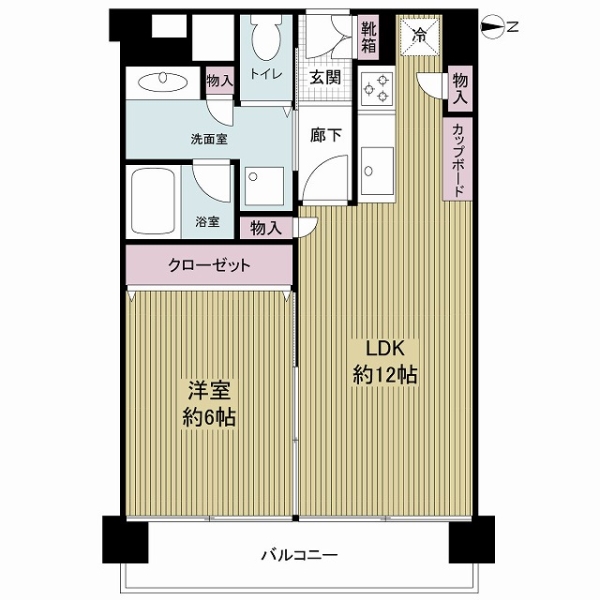 新谷町第一ビルの間取図