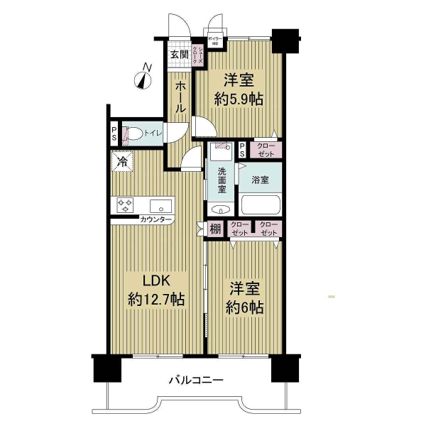 レクセル青戸の間取図
