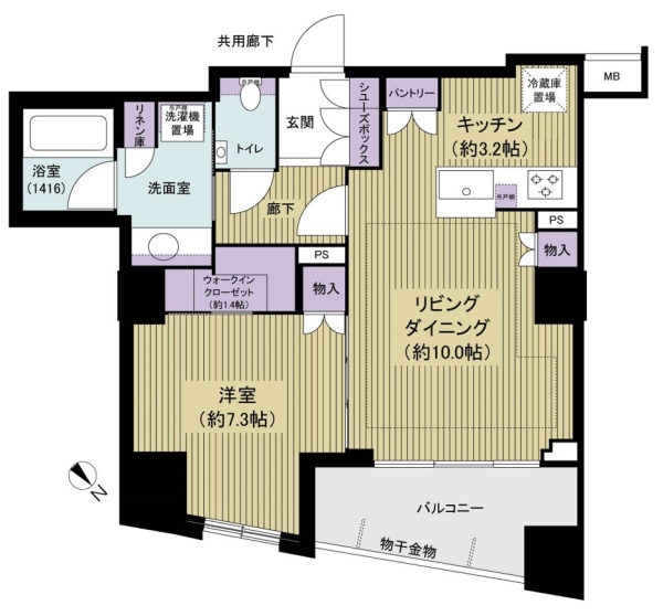ザ・パークハウス曳舟の間取図