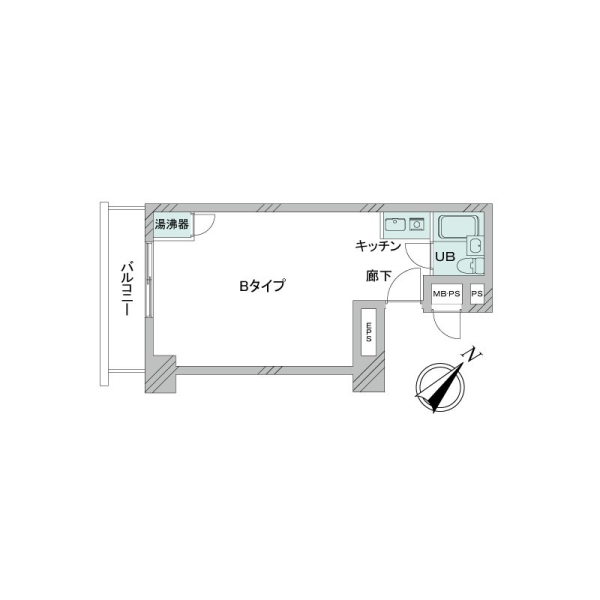 東日本橋コーポラスの間取図