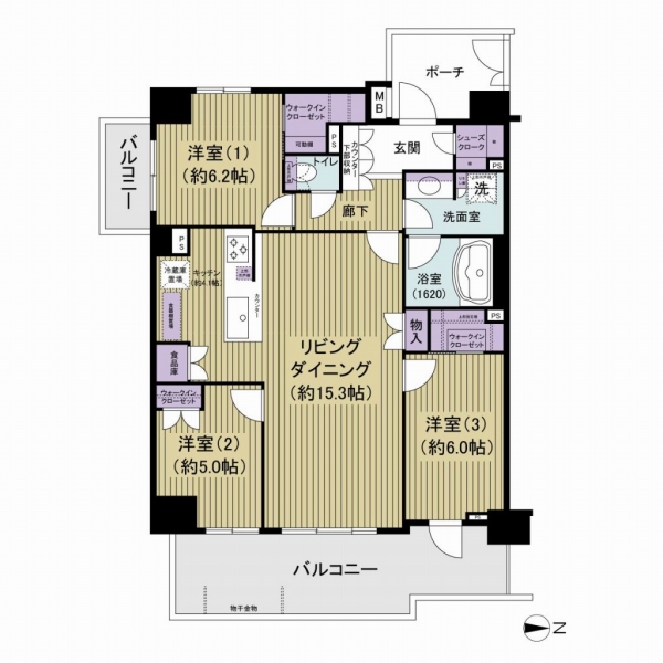 ウィルローズ住吉の間取図