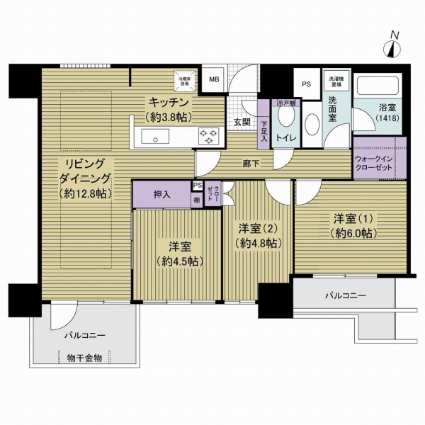 グランドメゾン菊川の間取図