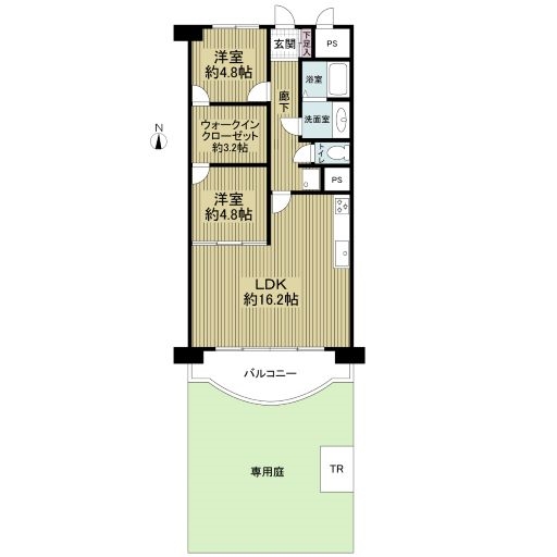 千成ハイツの間取図
