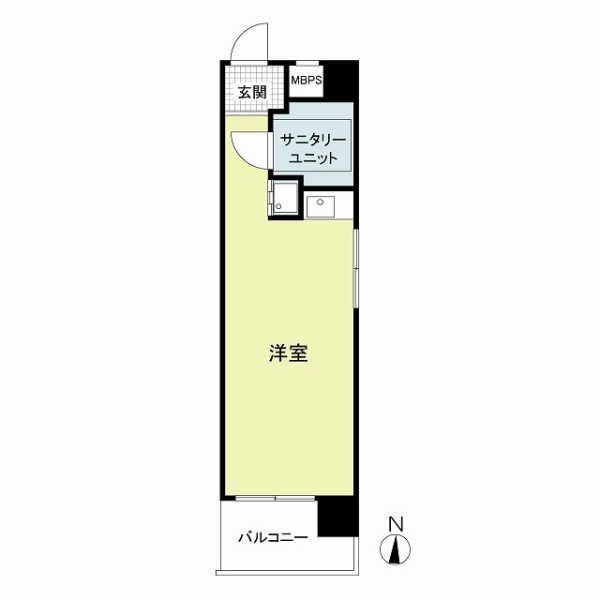 サンハイム心斎橋の間取図