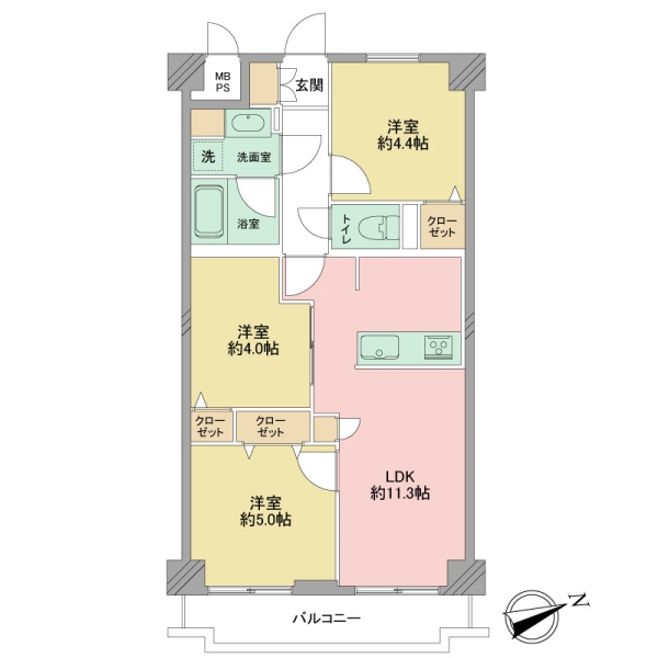 シティコープ大船の間取図