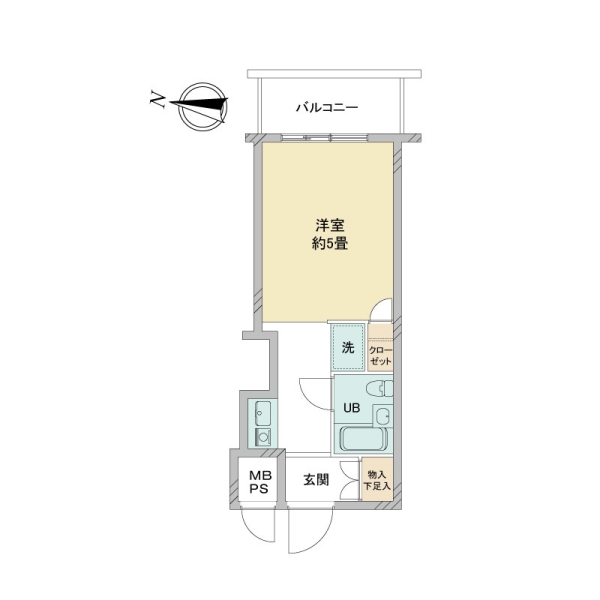 日神パレス磯子の間取図