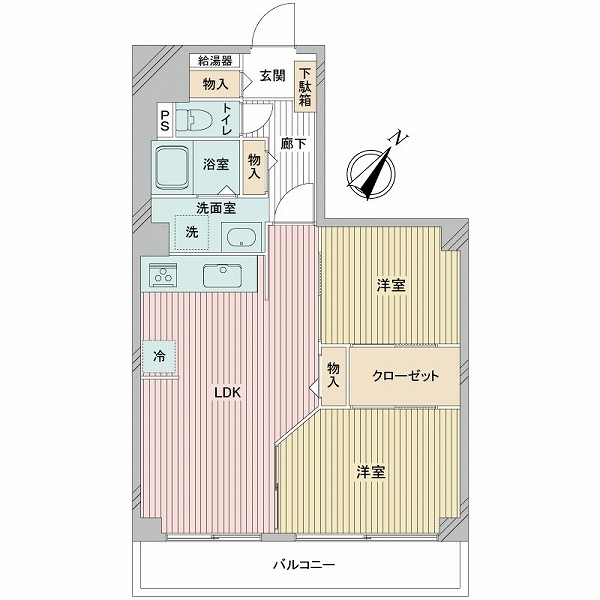 リバーサイドタウン木場南スカイハイツの間取図