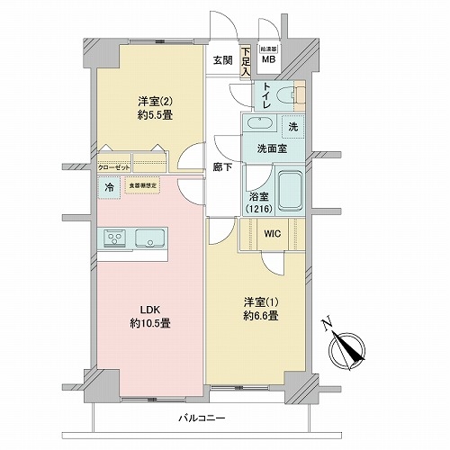 エスエスケーグリーンパーク三ノ輪の間取図