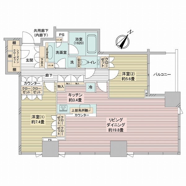 シティタワー有明の間取図